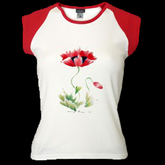 Red Poppy T at CafePress