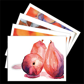 CLICK TO ENLARGE: Note Cards | Western Watercolor